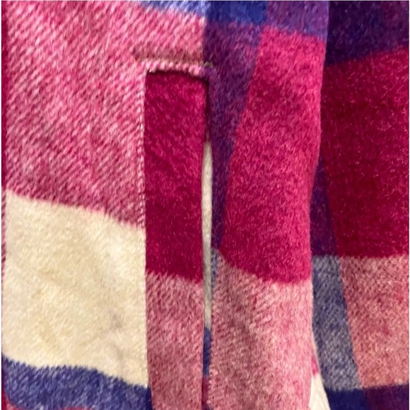 🩷💜💙🤍 NWT Members
Mark Pink Plaid Perfect Shacket (XL) Button Down Wool Blend - Picture 8 of 12